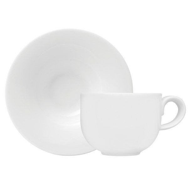 Ιωνία Plus φλιτζάνι/πιατάκι τσαγιού 250ml πορσελάνης