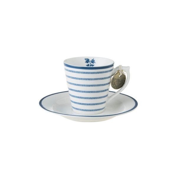 Laura Ashley Candy Stripe φλιτζάνι καφέ 80 ml Blueprint