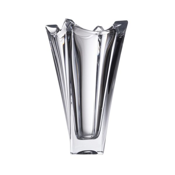 Bohemia crystal Quadron ανθοδοχείο κρυστάλλινο 30,5 εκ