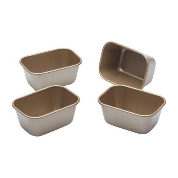 Kitchen craft PH σετ 4 τεμ ορθογώνια φορμάκια αντικολλητικά 9Χ6Χ4 εκ