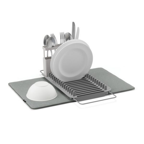 Umbra Udry Over Sink πιατοθήκη αναδιπλούμενη γκρι