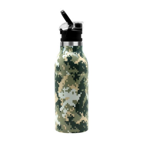 Eco Life Pixels ανοξείδωτο μπουκάλι με πώμα 550 ml