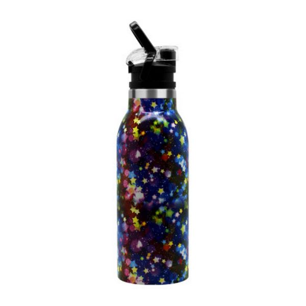 Eco Life Stardust ανοξείδωτο μπουκάλι με πώμα 550 ml