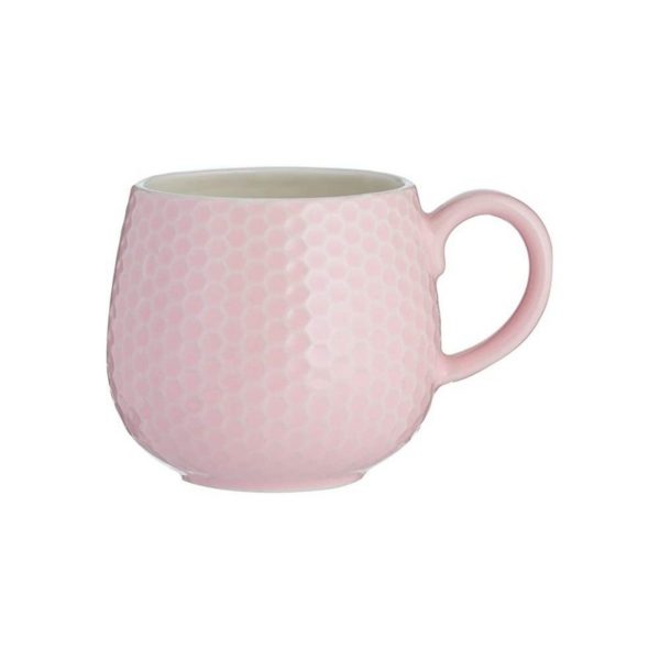 Maison Cash Honeycomb κούπα ροζ 350 ml