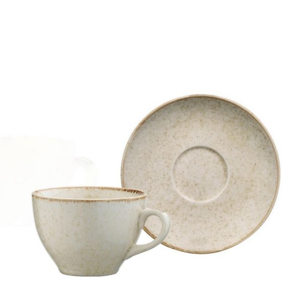 Oriana Ferelli Mood κανελί φλιτζάνι cappuccino 250 ml πορσελάνης