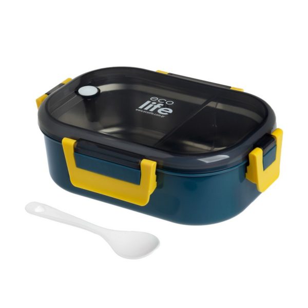 Life Green φαγητοδοχείο μπλέ με χώρισμα 900ml