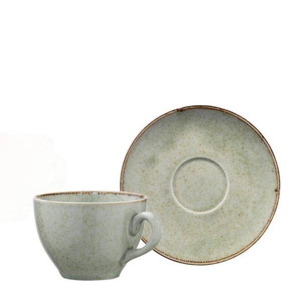 Oriana Ferelli Mood πράσινο φλιτζάνι cappuccino 250 ml πορσελάνης