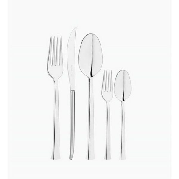 Belo Inox Ondas σετ 75 τεμ μαχαιροπίρουνα 18/10 σε ξύλινη βαλίτσα