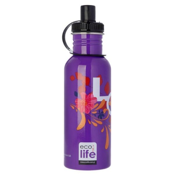 Eco Life Love ανοξείδωτο μπουκαλάκι 600 ml