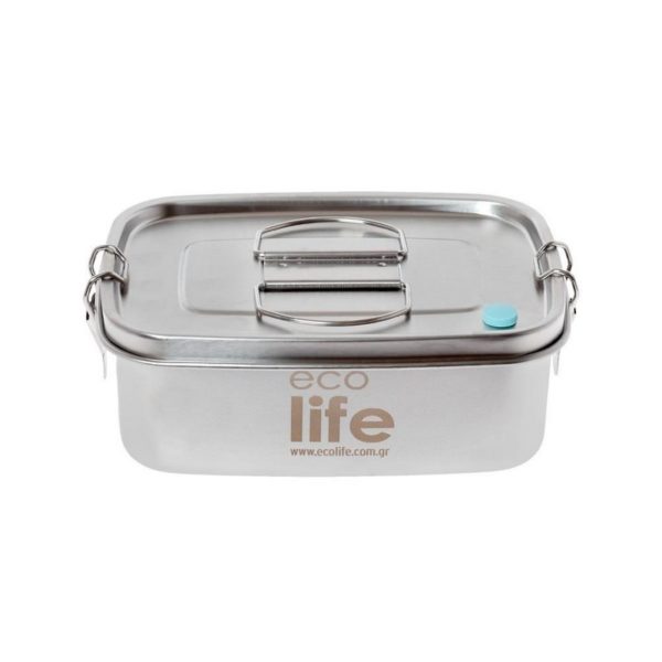 Eco Life φαγητοδοχείο ορθογώνιο ανοξείδωτο 1000 ml