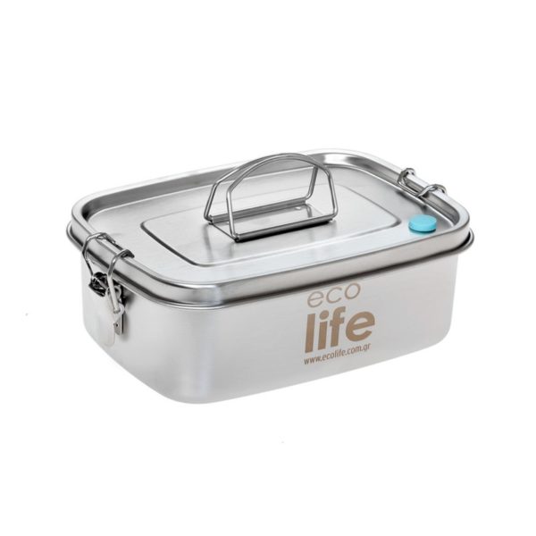 Eco Life φαγητοδοχείο ορθογώνιο ανοξείδωτο 1000 ml