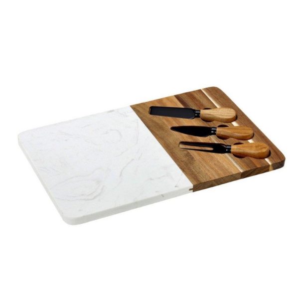 Cryspo Trio Marble Σετ 4 τεμ βάση Ορθ. & μαχαίρια 33Χ22 εκ