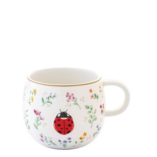 Easy Life Fansy Garden ανάγλυφη Κούπα 400 ml πορσελάνης love Bug