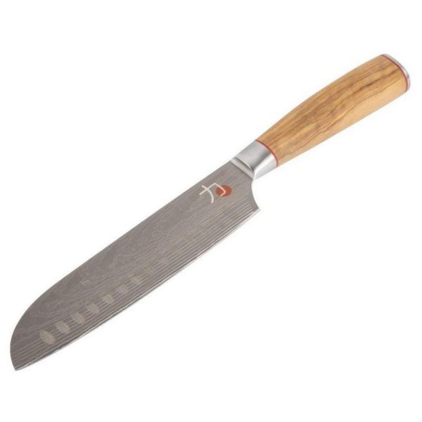 Bergner Tetsu Mαχαίρι Santoku 17,5 εκ ξύλινη λαβή