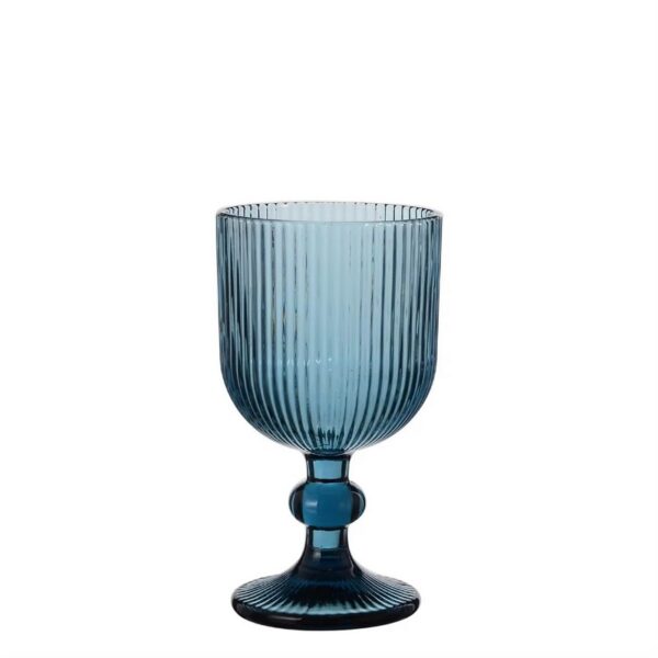 Cryspo Trio Noris Blue Ποτήρι Κρασιού με πόδι 250 ml