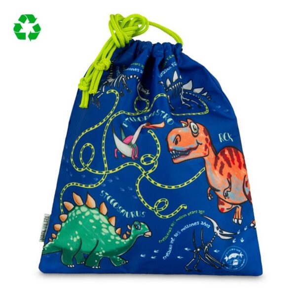 Pepita Kids Dinosauros Aδιάβροχο πουγκί φαγητού