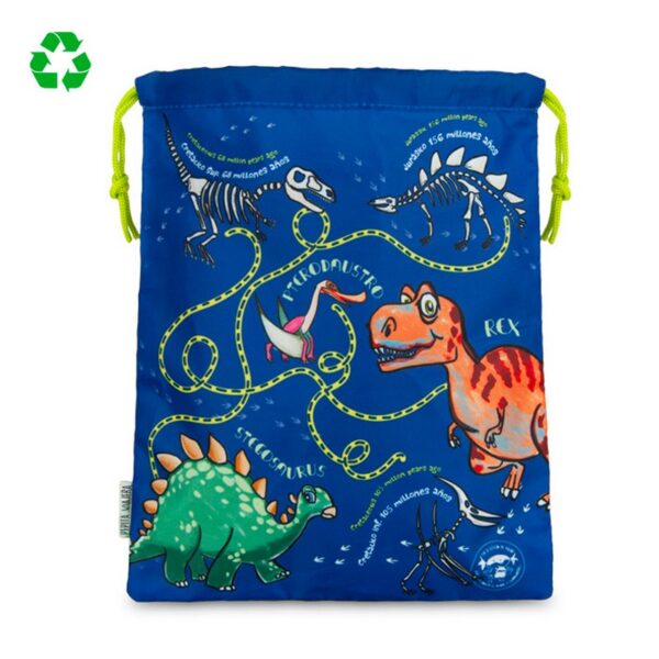 Pepita Kids Dinosauros Aδιάβροχο πουγκί φαγητού