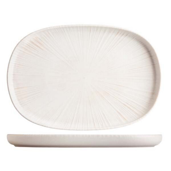 Ιωνία Ammos Πιατέλα Οβάλ 33 εκ stoneware