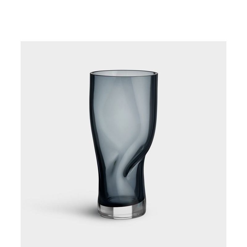 Orrefors Squeeze smoke Vase - Ανθοδοχείο 23 εκ