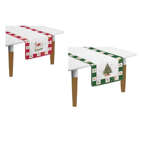 Easy Life Christmas Tale Σετ 2 τεμ Ράνερ 140Χ45 εκ βαμβακερό