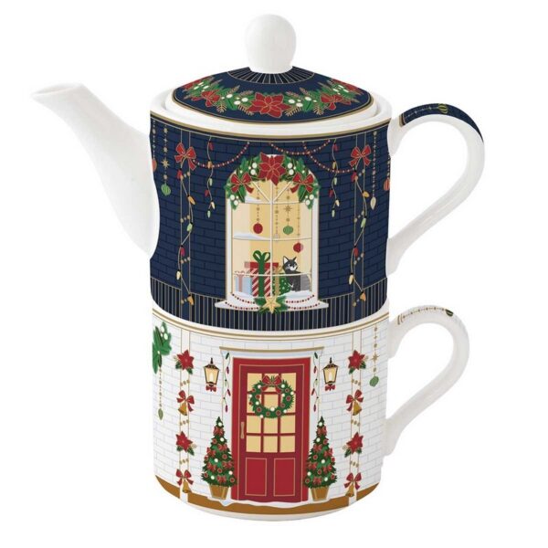 Easy Life Festive Avenue Tea For One 280 ml πορσελάνης