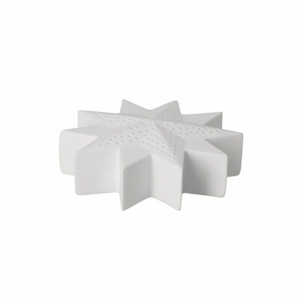 Rader Double Star Led Κηροπήγιο 10 εκ πορσελάνης