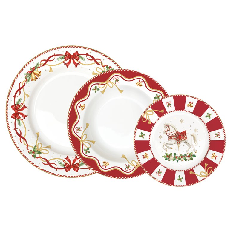 Easy Life Christmas Tale Σετ 18 τεμ Πιάτα πορσελάνης Easy Life Christmas Tale Σετ 18 τεμ Πιάτα πορσελάνης