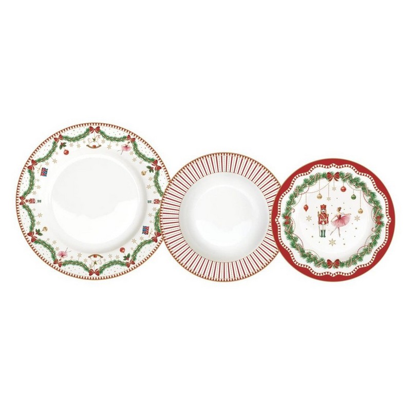 Easy Life Magic Noel Σετ 18 τεμ Πιάτα πορσελάνης Easy Life Magic Noel Σετ 18 τεμ Πιάτα πορσελάνης