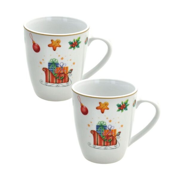 Tognana Christmas Fairy Tale Σετ 2 τεμ Κούπες 340 ml πορσελάνης