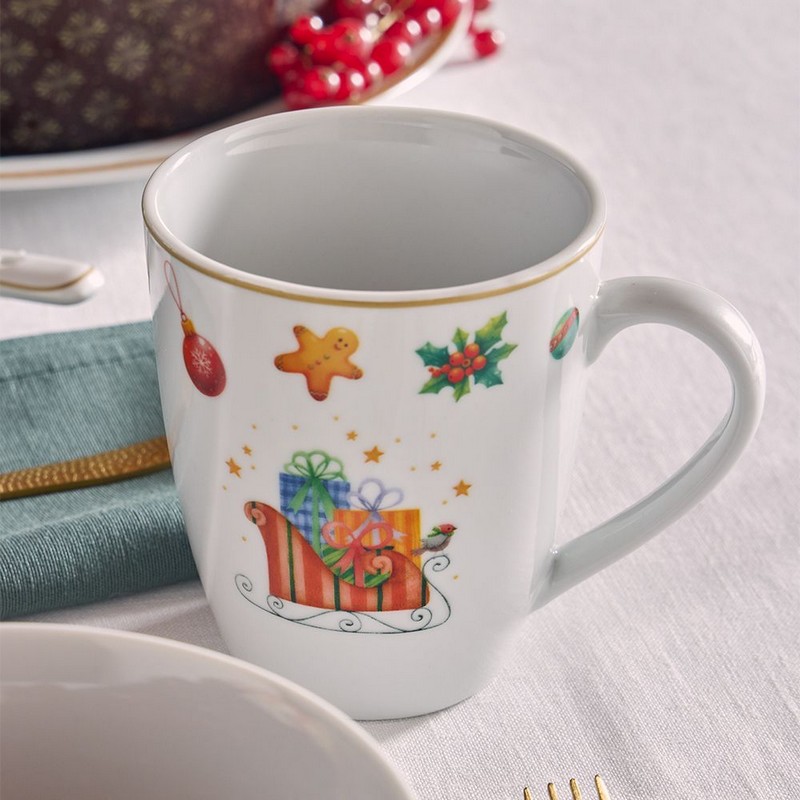 Tognana Christmas Fairy Tale Σετ 2 τεμ Κούπες 340 ml πορσελάνης Tognana Christmas Fairy Tale Σετ 2 τεμ Κούπες 340 ml πορσελάνης
