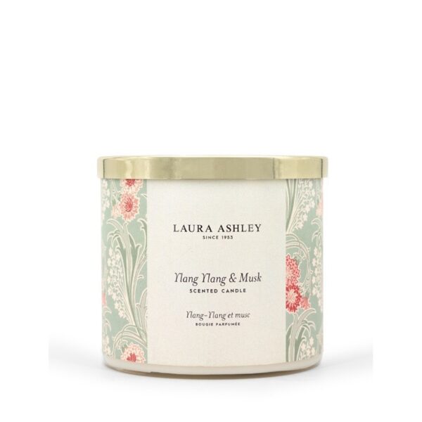 Laura Ashley Ylang Ylang & Musk Κερί Big Jar 400 gr