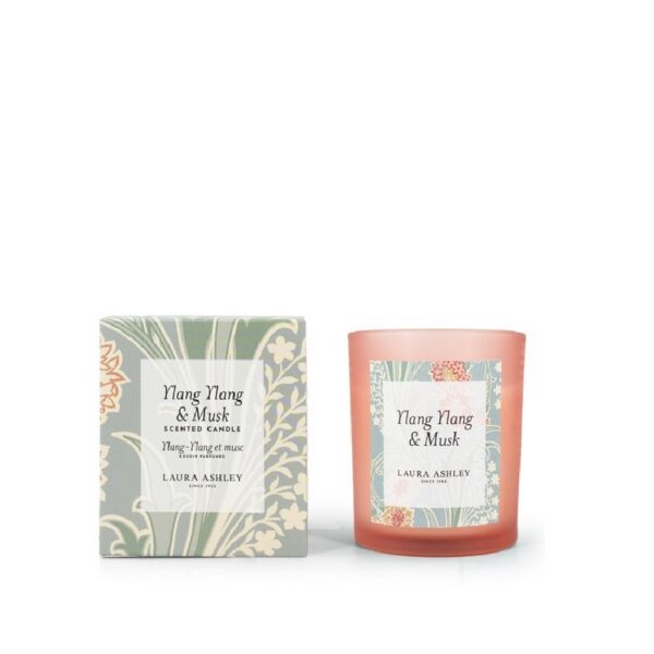 Laura Ashley Ylang Ylang & Musk Κερί Giftbox 200 gr