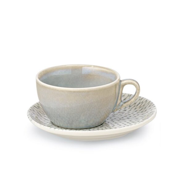 Cryspo Trio Pearl Φλιτζάνι Cappucino 230 ml πορσελάνης