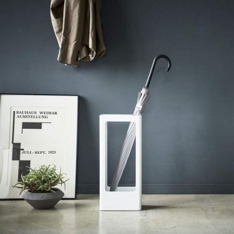 Yamazaki Slim Ομπρελοθήκη μεταλλική λευκή Yamazaki Slim Ομπρελοθήκη μεταλλική λευκή