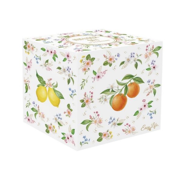 Easy Life Fancy Fruit Μπισκοτιέρα 11Χ15 εκ πορσελάνης
