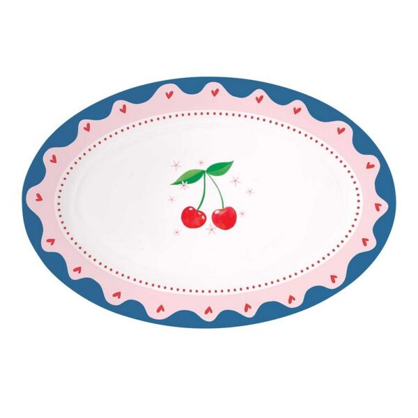 Easy Life Fruit Mania Πιατέλα Οβάλ 35Χ23,5 εκ πορσελάνης