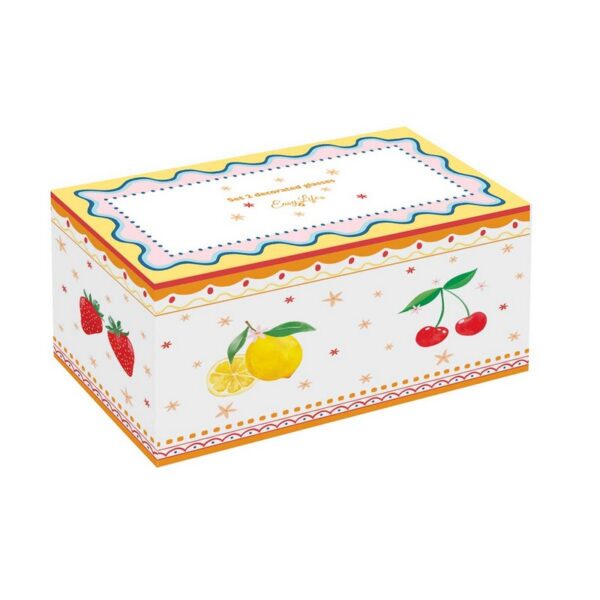 Easy Life Fruit Mania Σετ 2 τεμ Ποτήρια Νερού 500 ml γυάλινα