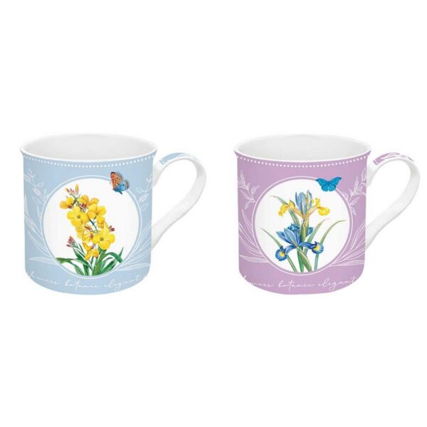 Easy Life Royal Blossom Σετ 2 τεμ Κούπες 300 ml πορσελάνης