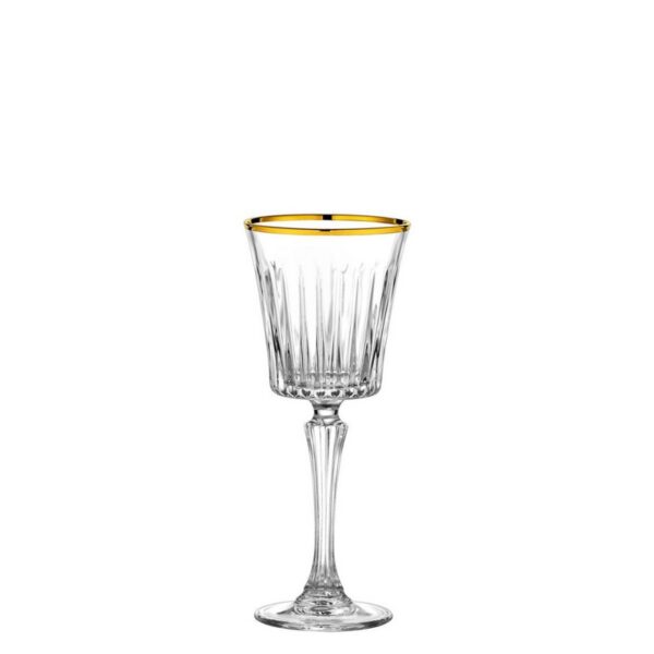 RCR Timeless Gold Ποτήρι κρασιού 230 ml χρυσό κρυστάλλινο