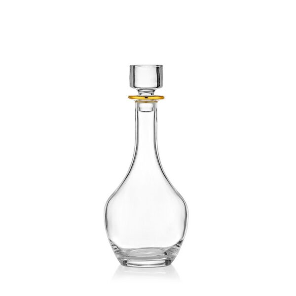 RCR Sabina Gold Μπουκάλα Kρασιού 900 ml χρυσό κρυστάλλινη