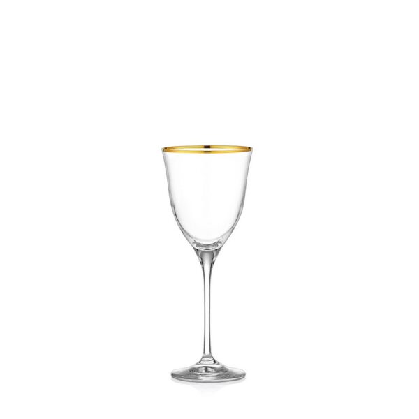 RCR Sabina Gold Ποτήρι Κρασιού 240 ml κρυστάλλινο