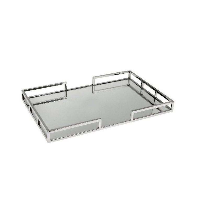 Espiel δίσκος ορθογώνιος με καθρέφτη 41 Χ 26 εκ ανοξείδωτος Espiel δίσκος ορθογώνιος με καθρέφτη 41 Χ 26 εκ ανοξείδωτος