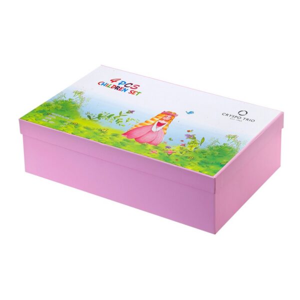 Cryspo trio Princess Σετ 4 τεμ παιδικό πορσελάνης