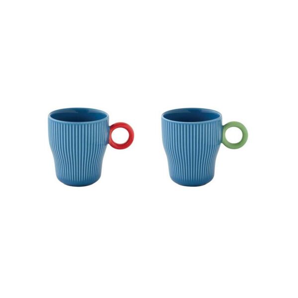 Easy Life Twist & match Blue Σετ 2 τεμ Κούπες 90 ml πορσελάνης