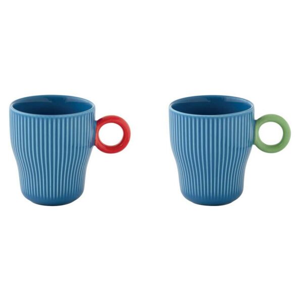 Easy Life Twist & match Blue Σετ 2 τεμ Κούπες 300 ml πορσελάνης