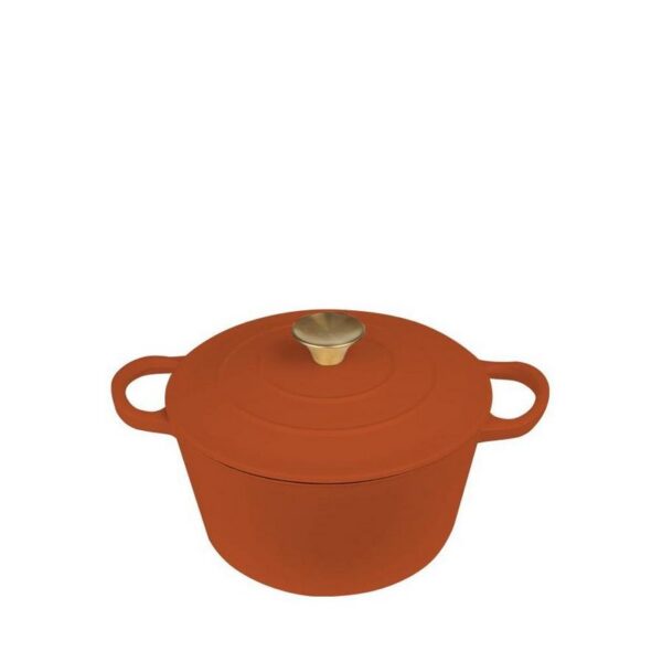 Espiel Volcano Red Κατσαρόλα 23 εκ/3800 ml μαντεμένια