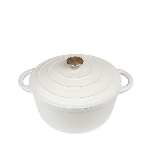 Espiel Volcano White Κατσαρόλα 28 εκ/6200 ml μαντεμένια