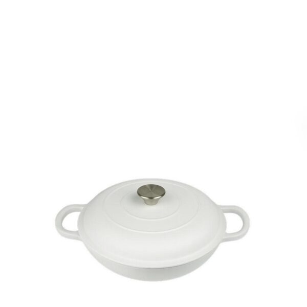 Espiel Volcano White Ημίχύτρα 27 εκ/2200 ml μαντεμένια