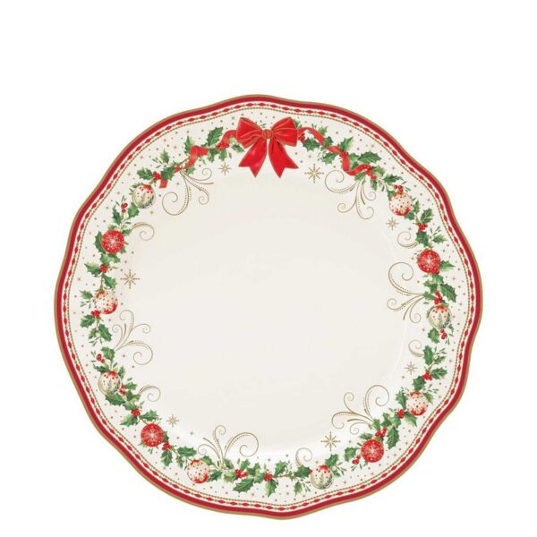 Easy Life Christmas Heritage Πιάτο Ρηχό 28 εκ πορσελάνης