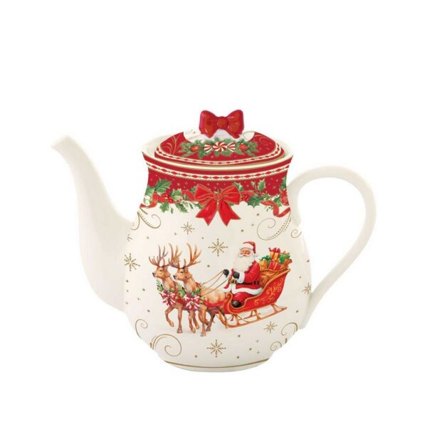 Easy Life Christmas Heritage Τσαγιέρα 900 ml πορσελάνης